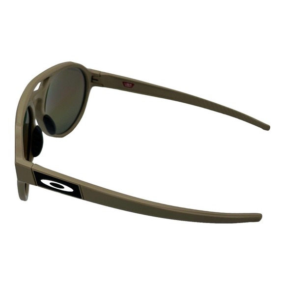 Oakley Forager Matte Terrain Tan Prizm Sapphire Polarized Lens Sunglasses - Picture 2 of 7